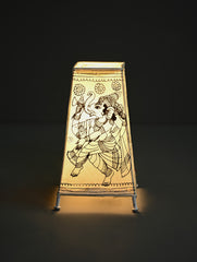 Andhra Leather Craft Lamp Shade - Nritya Vinayaka - Height 8 inches