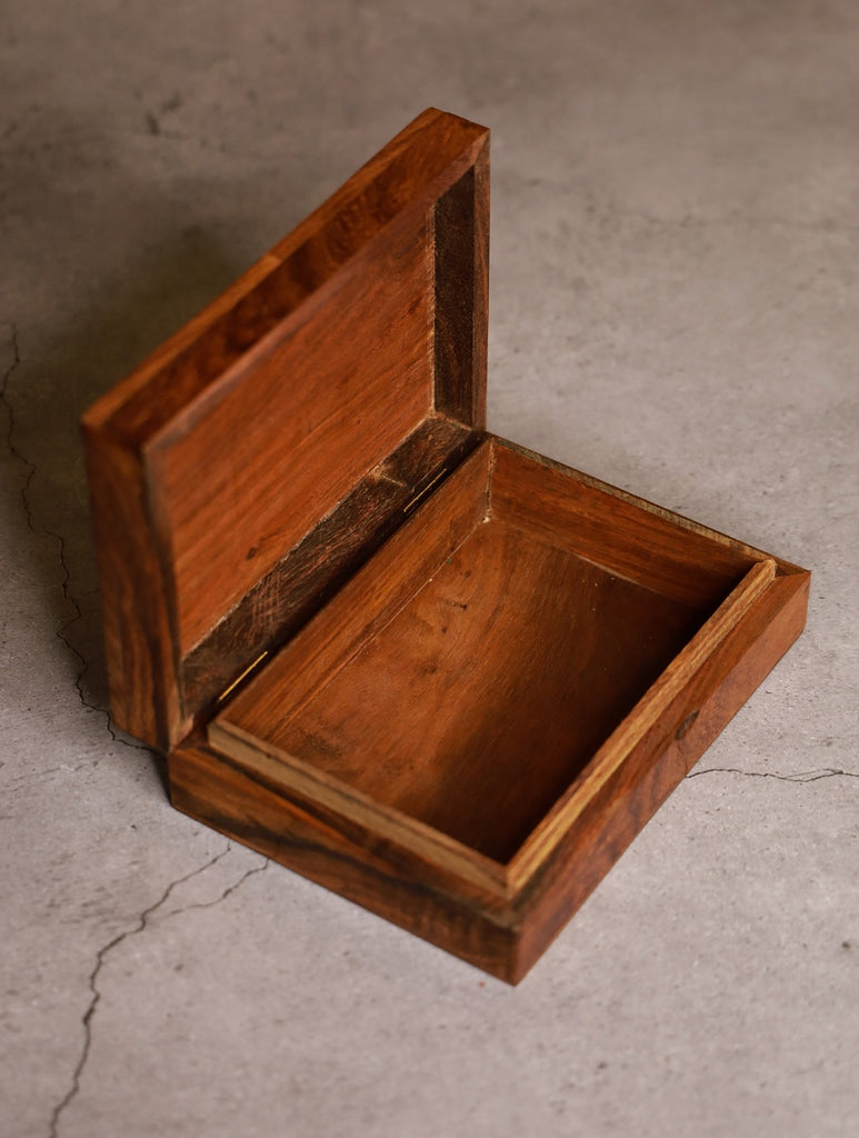 Tarakashi Wooden Inlay Decorative Box - Stars