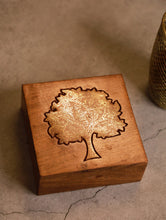 Load image into Gallery viewer, Tarakashi Wooden Inlay Decorative Box - Tree Of Life