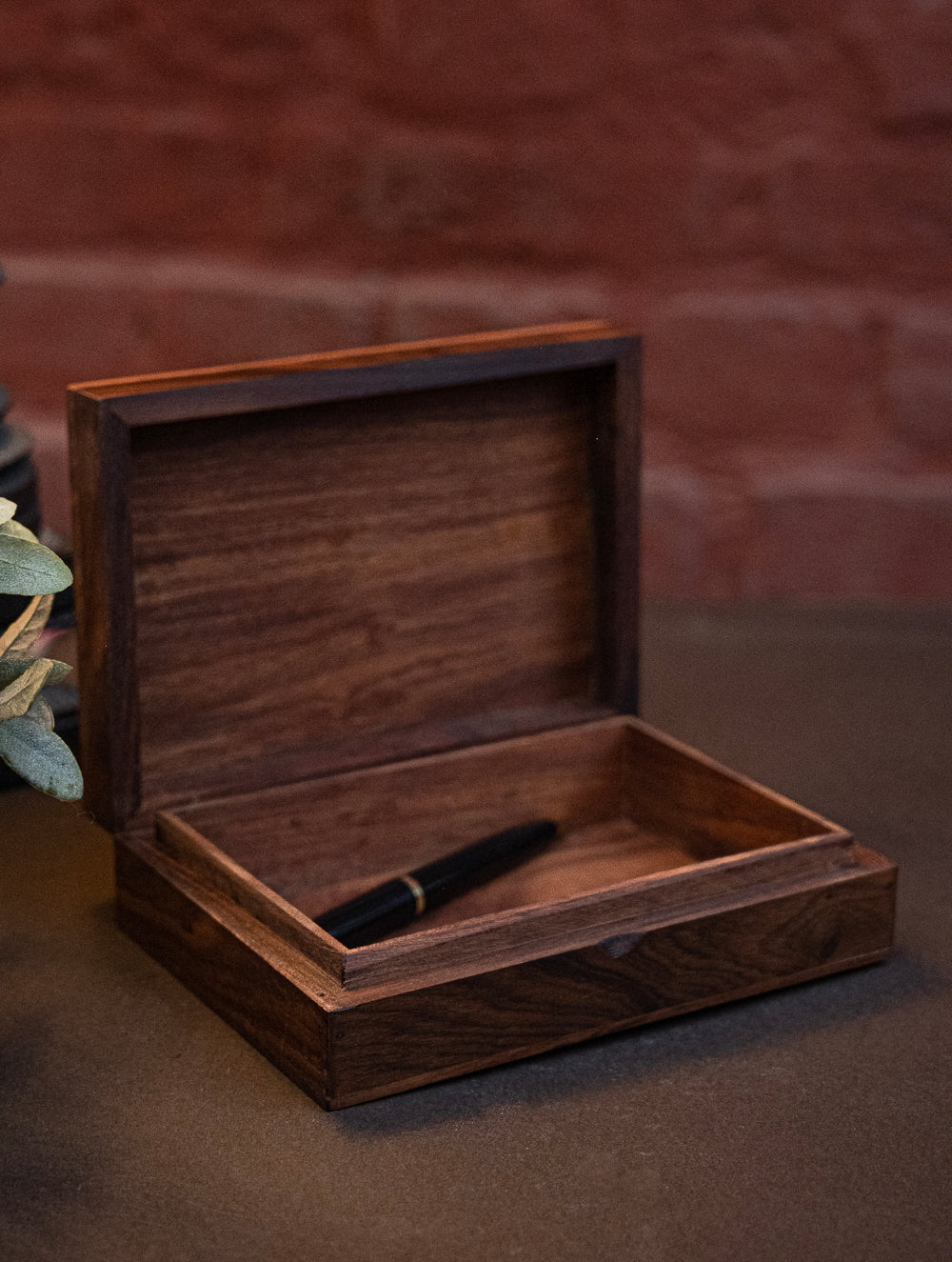 Tarakashi Wooden Inlay Decorative Box- Floral Pattern