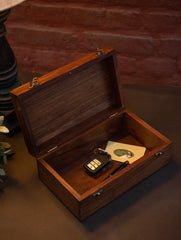 Tarakashi Wooden Inlay Decorative Box- Floral Pattern