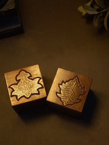 Tarakashi Wooden Inlay Decorative Box- Motifs