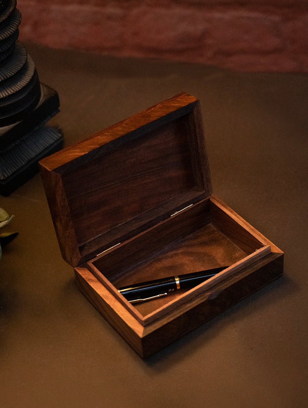Tarakashi Wooden Inlay Decorative Box- Tree
