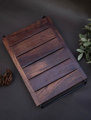 Tarakashi Wooden Inlay Decorative Tray- Floral