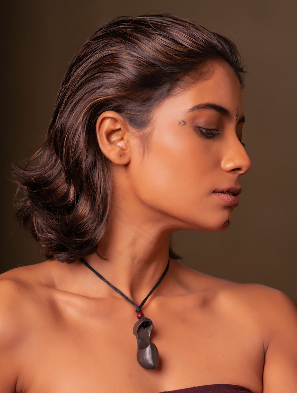 Terracotta Trinket Necklace 