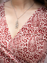 Load image into Gallery viewer, The Work Edit. Bagh Print Cotton Wrap Dress - Paisleys
