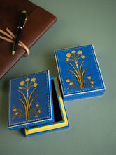 Load image into Gallery viewer, The Shahi Collection. Exclusive, Fine Kashmiri Art Decorative Box - Blue Flower (Set of Two)