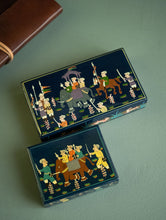 Load image into Gallery viewer, The Shahi Collection. Exclusive, Fine Kashmiri Art Decorative Box - Blue Sojourn (Set of Two)