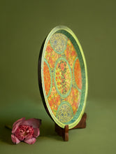 Load image into Gallery viewer, The Shahi Collection. Exclusive, Fine Kashmiri Art Decorative Wall Plate / Table Curio - Floral Maze
