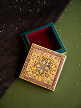 Load image into Gallery viewer, The Shahi Collection. Exclusive, Fine Kashmiri Art Utility Box - Indigo Florals 