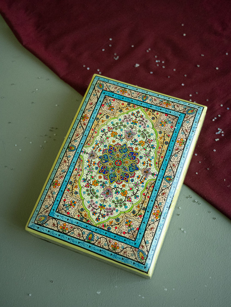 The Shahi Collection. Exclusive, Fine Kashmiri Art Utility Boxes - Aarasta (Large)