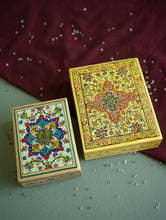 Load image into Gallery viewer, The Shahi Collection. Exclusive, Fine Kashmiri Art Utility Boxes - Baagh (Small, Set of 2)
