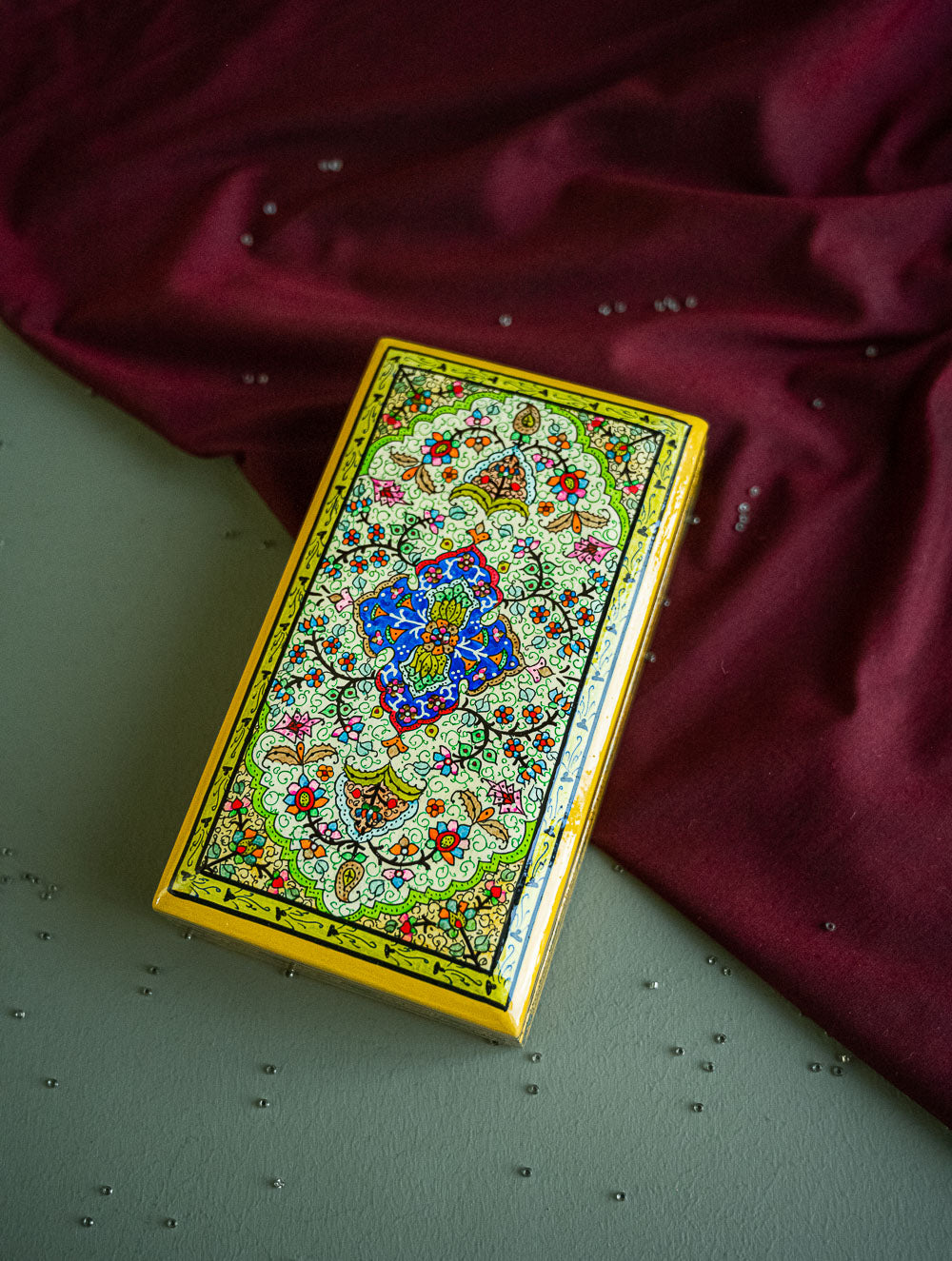 Load image into Gallery viewer, The Shahi Collection. Exclusive, Fine Kashmiri Art Utility Boxes - Chaman (Medium)