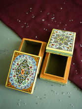 Load image into Gallery viewer, The Shahi Collection. Exclusive, Fine Kashmiri Art Utility Boxes - Gulzar (Small, Set of 2)