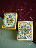 The Shahi Collection. Exclusive, Fine Kashmiri Art Utility Boxes - Khushnuma (Small, Set of 2)