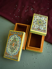 Load image into Gallery viewer, The Shahi Collection. Exclusive, Fine Kashmiri Art Utility Boxes - Naazuk (Small, Set of 2)