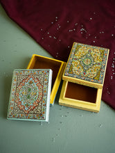 Load image into Gallery viewer, The Shahi Collection. Exclusive, Fine Kashmiri Art Utility Boxes - Nazakat (Small, Set of 2)