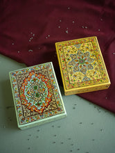 Load image into Gallery viewer, The Shahi Collection. Exclusive, Fine Kashmiri Art Utility Boxes - Pechida (Small, Set of 2)