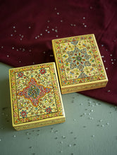 Load image into Gallery viewer, The Shahi Collection. Exclusive, Fine Kashmiri Art Utility Boxes - Ranaai (Small, Set of 2)