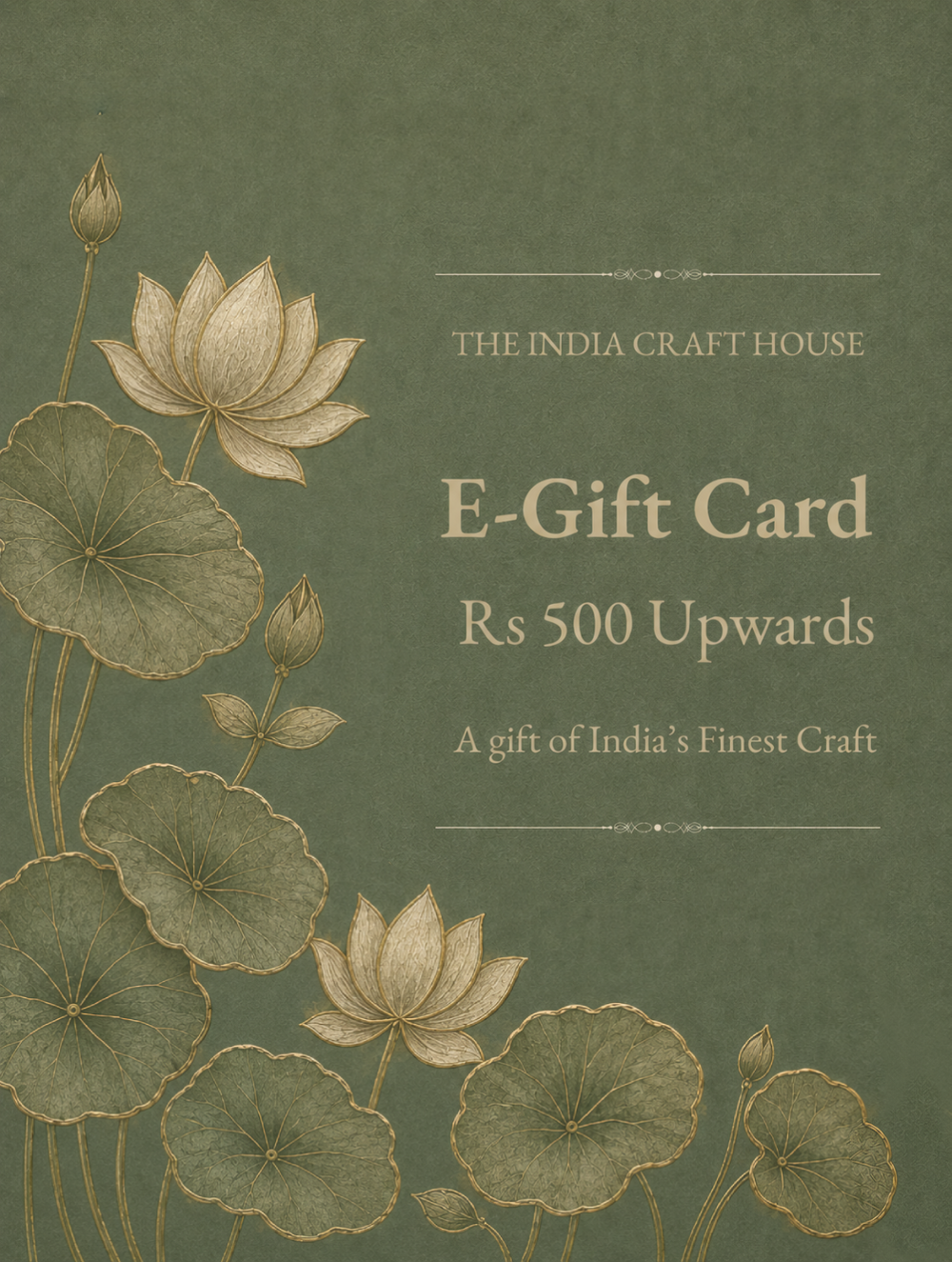 The India Craft House E Gift Card