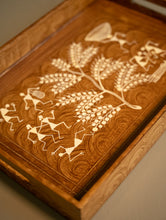 Load image into Gallery viewer, Warli Art Wooden Tray - Tree of Life