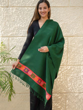 Load image into Gallery viewer, Warm &amp; Cosy Signature Kinnauri Stole - Moss Grove