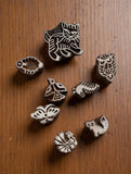 Wood Engraved Mini Printing Blocks - Assorted Animals (Set of 8)