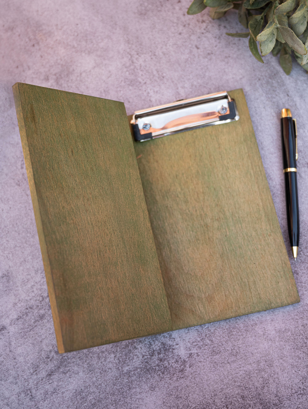 Wood Engraved Peacock Feather Paper Holder