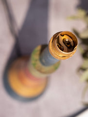 Wood Engraved Table Lamp