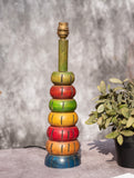 Handcrafted Table Lamp Base - Warm Colours