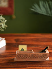 Wooden Jaali Stationery / Paper Holder