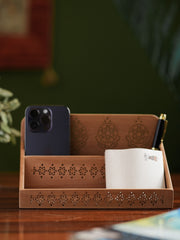 Wooden Jaali Stationery / Paper Holder