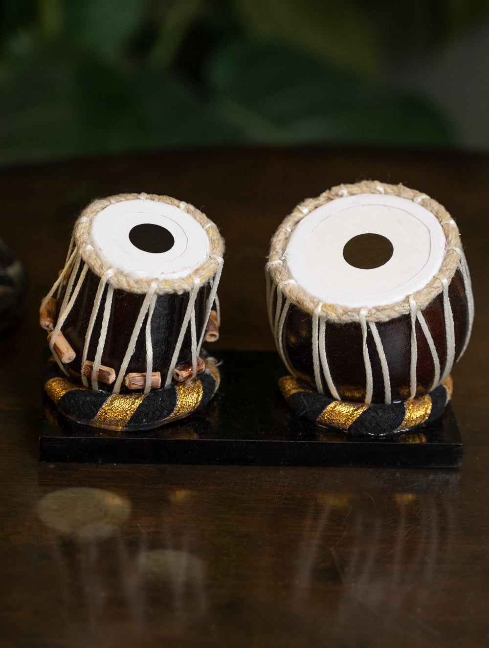 Wooden Miniature Musical Instrument Curio - Tabla