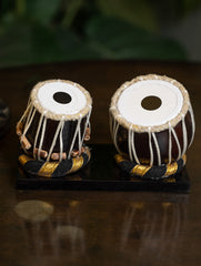 Wooden Miniature Musical Instrument Curio - Tabla