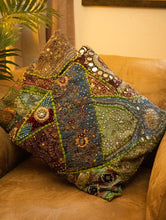 Load image into Gallery viewer, Zari Patchwork Cushion Covers (Set of 2)