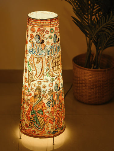 Andhra Leather Craft - Floor Lamp Shade (Large) - Dasha Avatar
