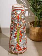 Load image into Gallery viewer, Andhra Leather Craft - Floor Lamp Shade (Large) - Krishna Radha