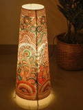Andhra Leather Craft - Floor Lamp Shade (Large) - Peacocks