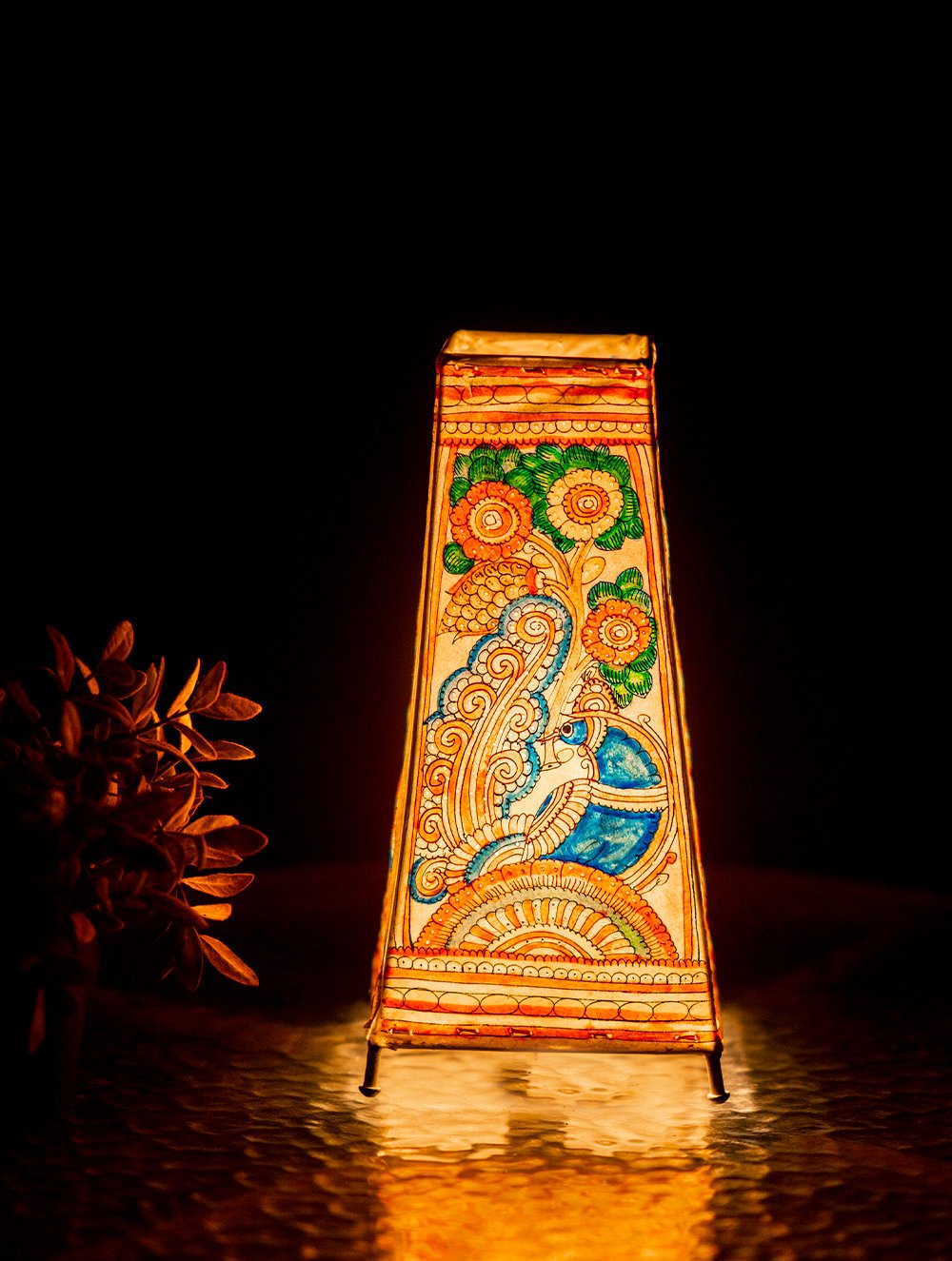Load image into Gallery viewer, Andhra Leather Craft - Floor / Table Lamp Shade