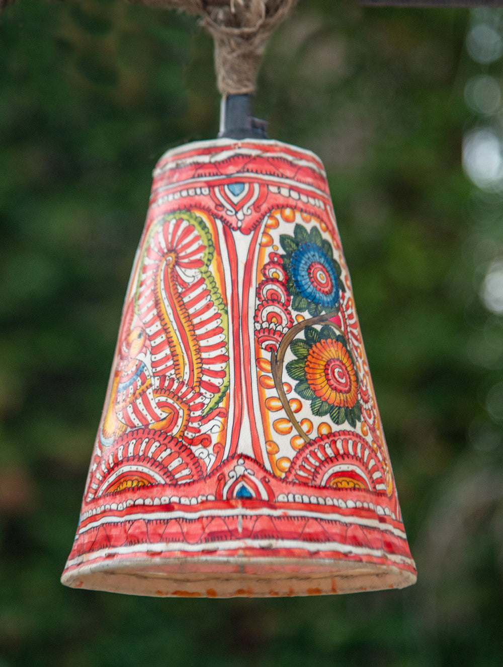 Load image into Gallery viewer, Andhra Leather Craft - Hanging Lamp Shade