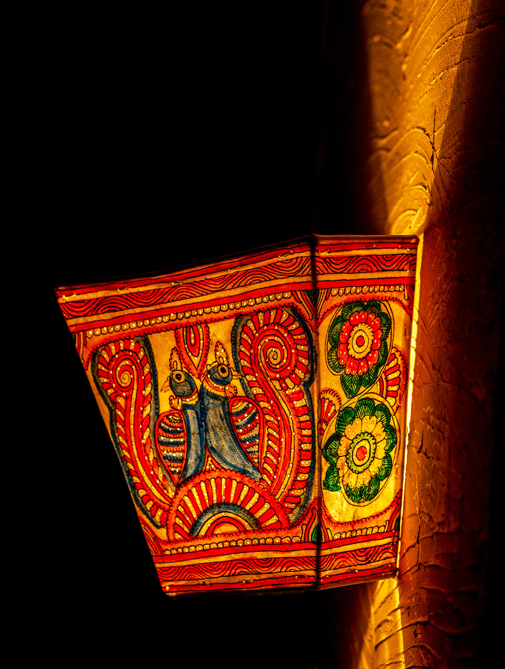 Load image into Gallery viewer, Andhra Leather Craft - Wall Lamp Shade