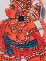 Andhra Leather Craft String Puppet - Hanuman (15.5" x 8")