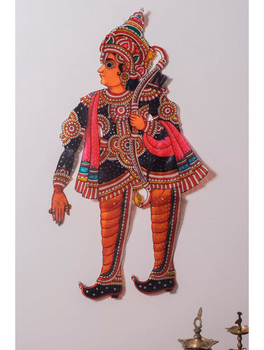 Andhra Leather Craft String Puppet - Lakshman (24
