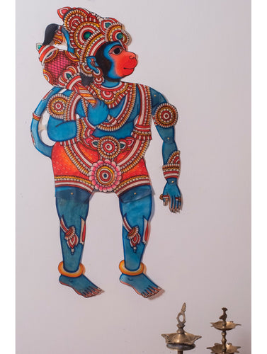 Andhra Leather Craft String Puppet - Lord Hanuman (24