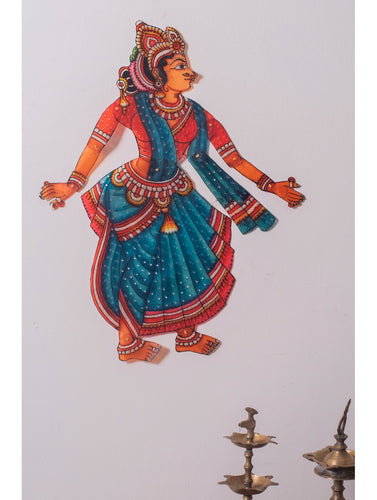 Andhra Leather Craft String Puppet - Radha (16