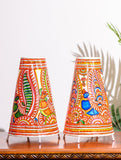 Andhra Leather Craft Lamp Shade, Medium (13