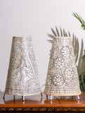 Andhra Leather Craft Lamp Shade, Medium (13