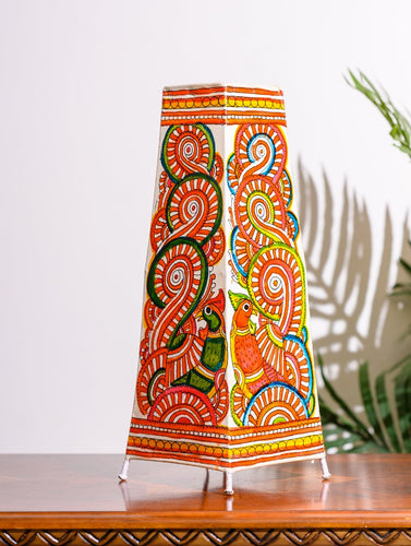 Andhra Leather Craft Table Lamp Shade, Large (17