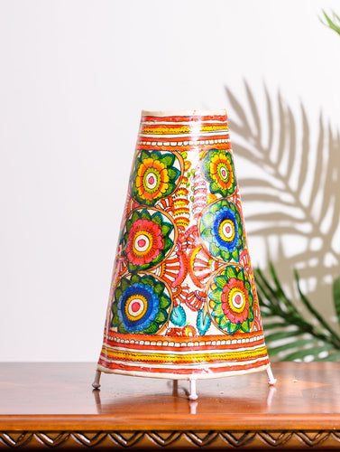 Andhra Leather Craft Table Lamp Shade, Medium (13