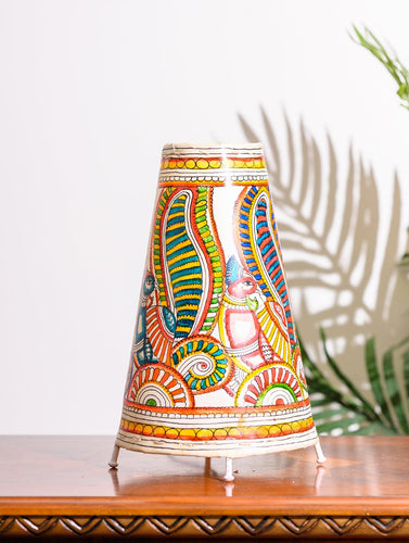 Andhra Leather Craft Table Lamp Shade, Medium (13